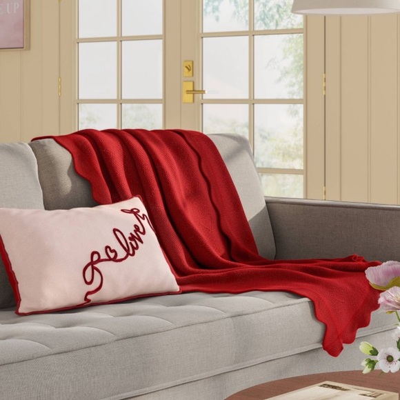 Threshold Love Script Lumbar Pillow - Picture 3 of 7